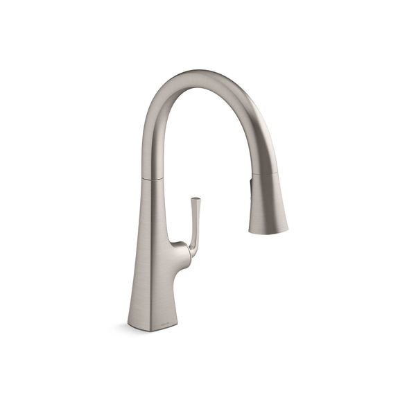 Kohler Graze Pull-Down Kitchen Sink Faucet With Three-Function Sprayhead 22062-VS